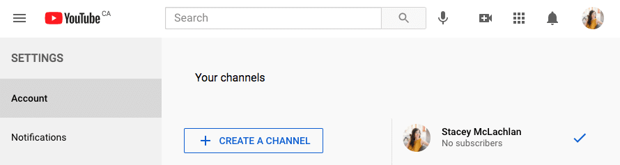 create a channel