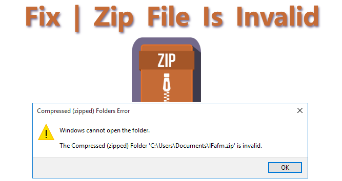 fix zip file is invalid