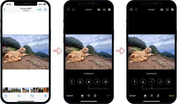 how to fix a blurry picture on iphone