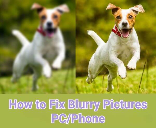 how to fix blurry pictures