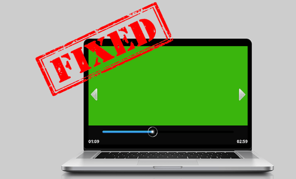 how to fix green screen on pc