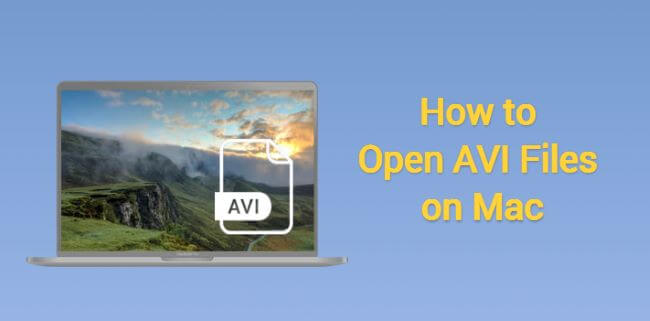 how to open avi files on mac