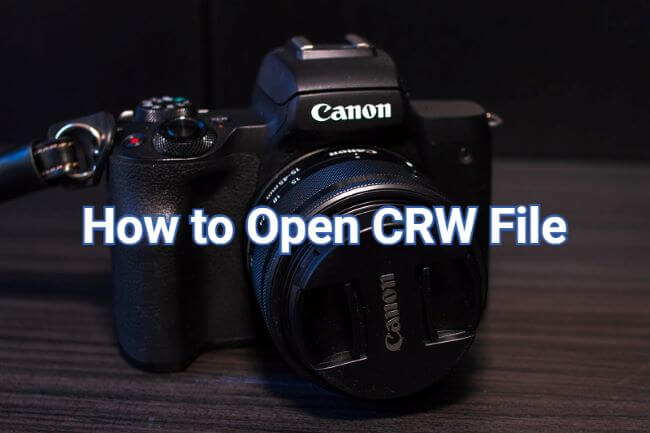 how to open crw file