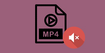 mp4 file has no sound
