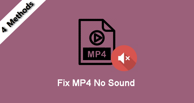 mp4 file no sound