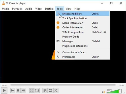 open vlc preferences