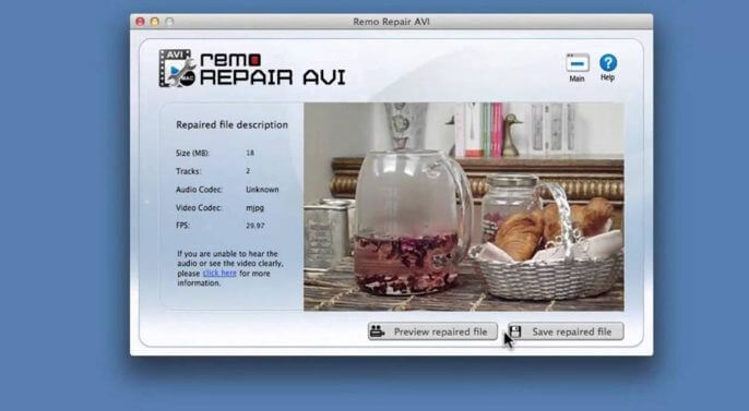 remo repair avi feature