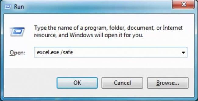 turn excel file in safe mode