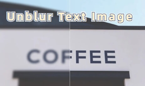 unblur text image