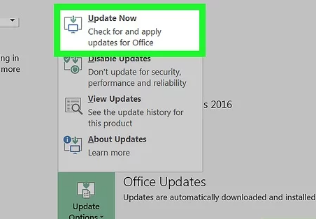 update excel to the latest version