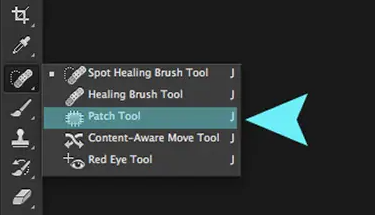 use patch tool in ps
