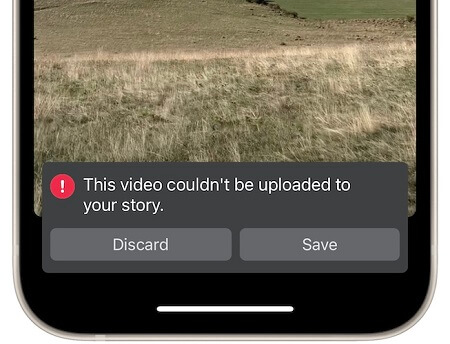 video upload stuck on facebook