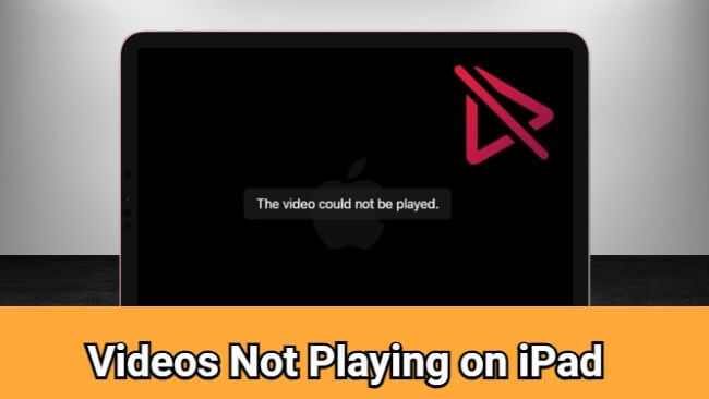videos not playing on ipad