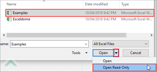 why files read only