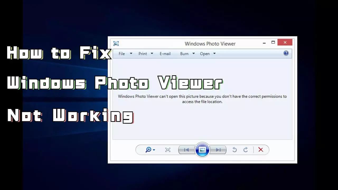 Windows photo viewer can't run because not enough memory? - Super User