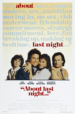 best romantic movies 80s About Last Night