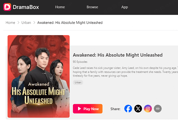 awakened his absolute might unleashed full movie watch on dramabox