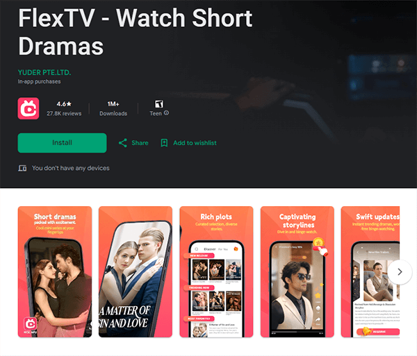 apps like reelshort flextv