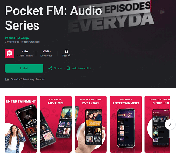 apps like reelshort pocket fm