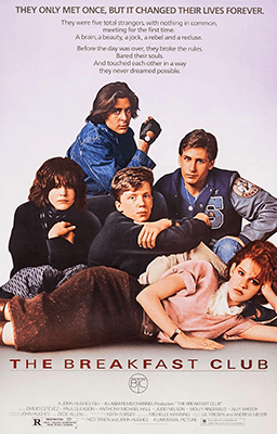 best romantic movies 80s The Breakfast Club