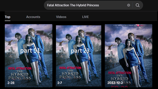 watch Fatal Attraction The Hybrid Princess tiktok