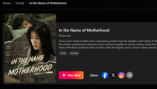 watch in the name of motherhood full movie on dramabox