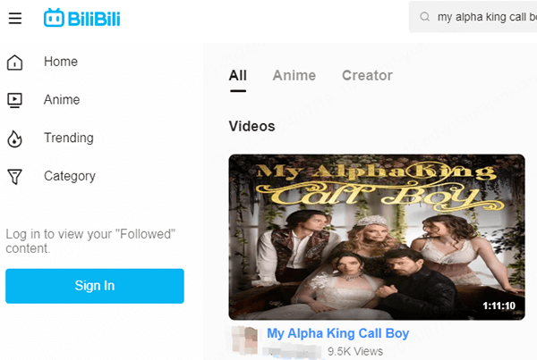 watch my alpha king call boy full movie bilibili