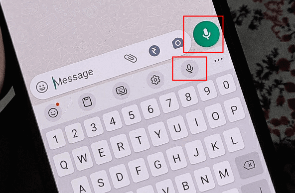 microphone on android keyboard