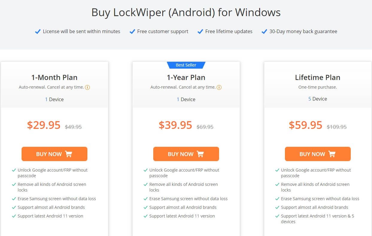 Purchase LockWiper Android