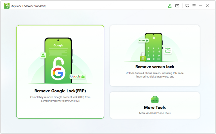 choose remove google lock from interface