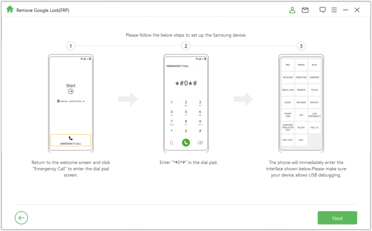 follow steps to remove google lock