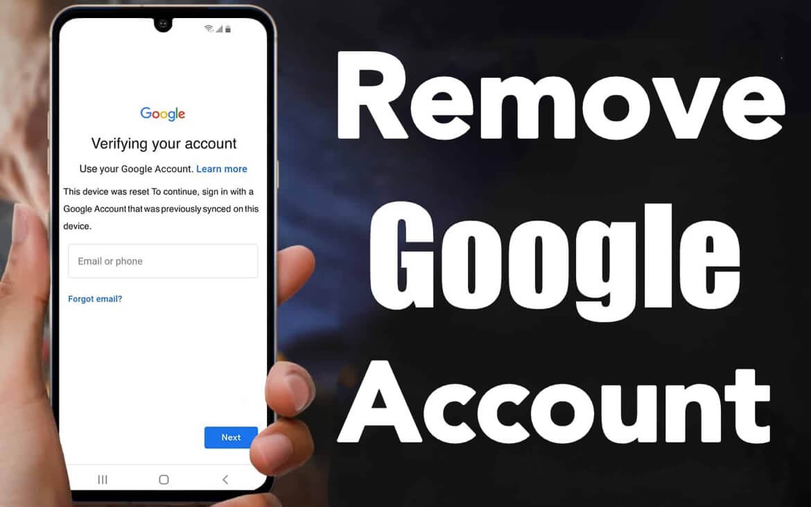 remove google account