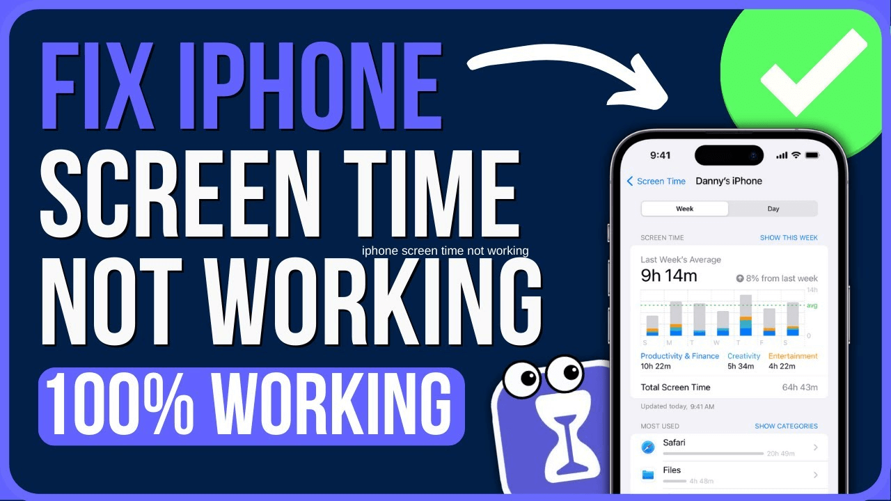 how to fix iphone screen time not working