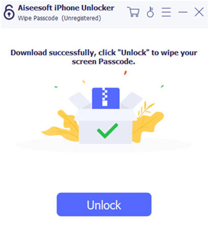start to unlock screen passcode