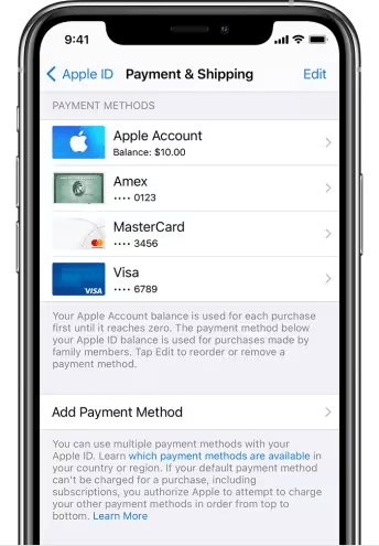 add payment to fix account disabled in app store and itunes