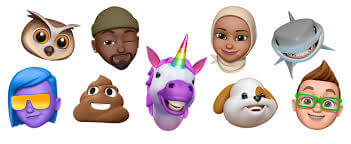 animated and me too emojis for face id