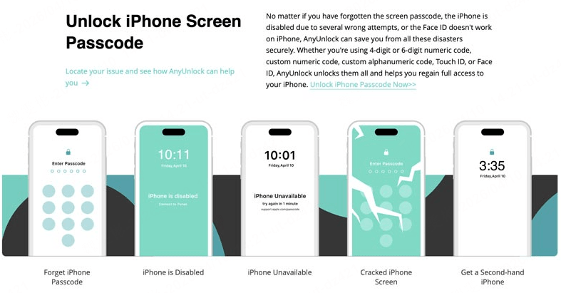 anyunlcok iphone unlocker