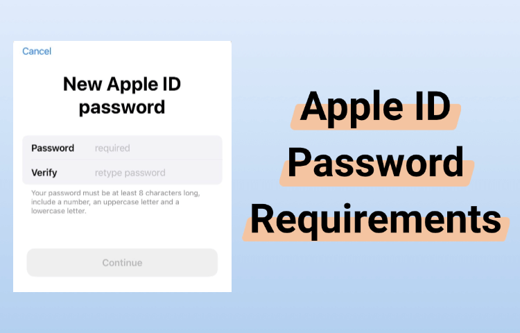 apple id password requirements