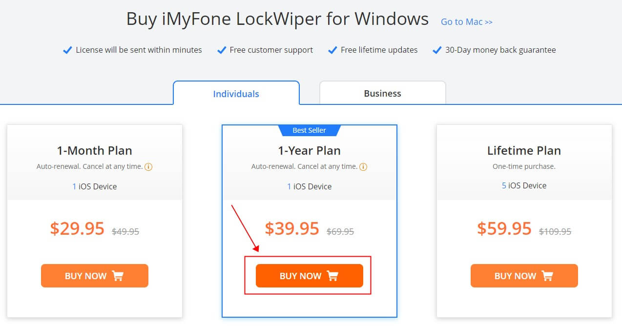 iMyFone LockWiper purchase