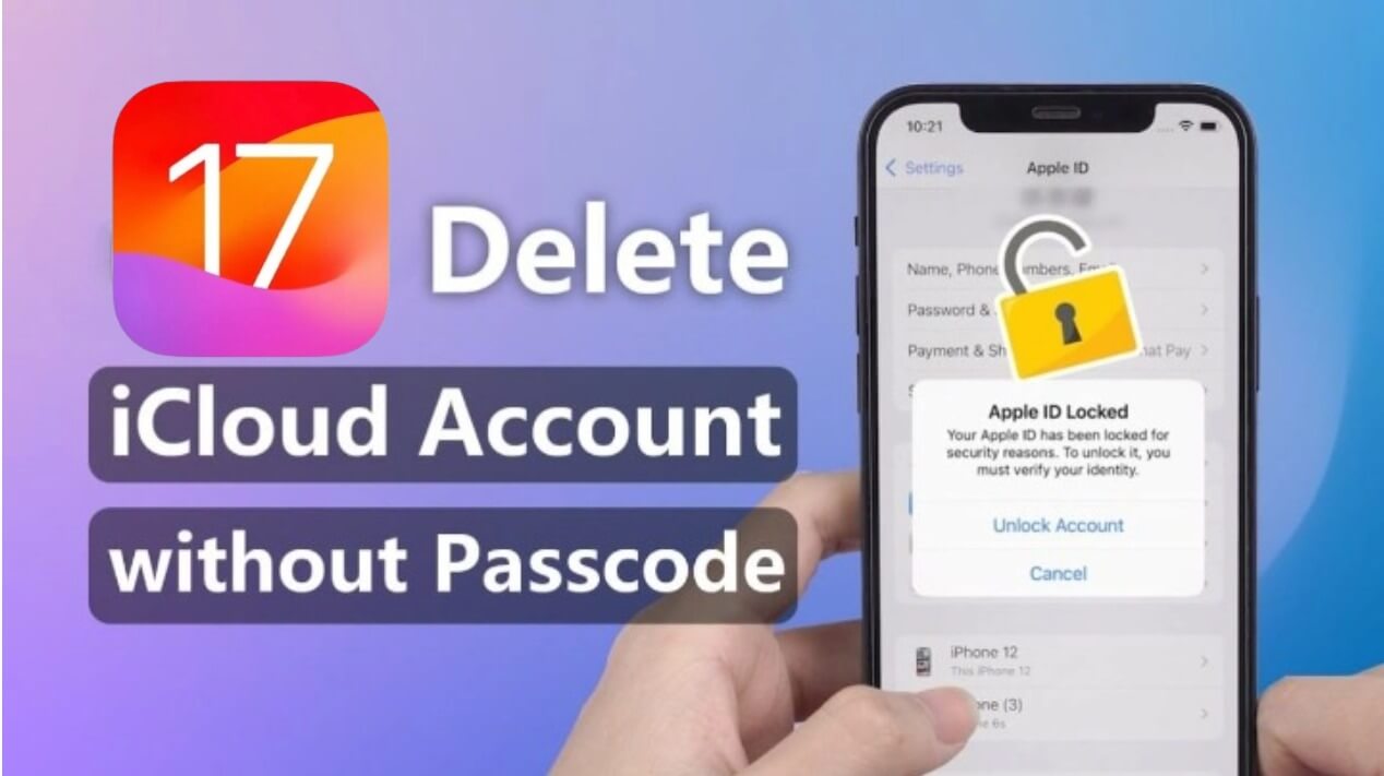 delete icloud account without passcode