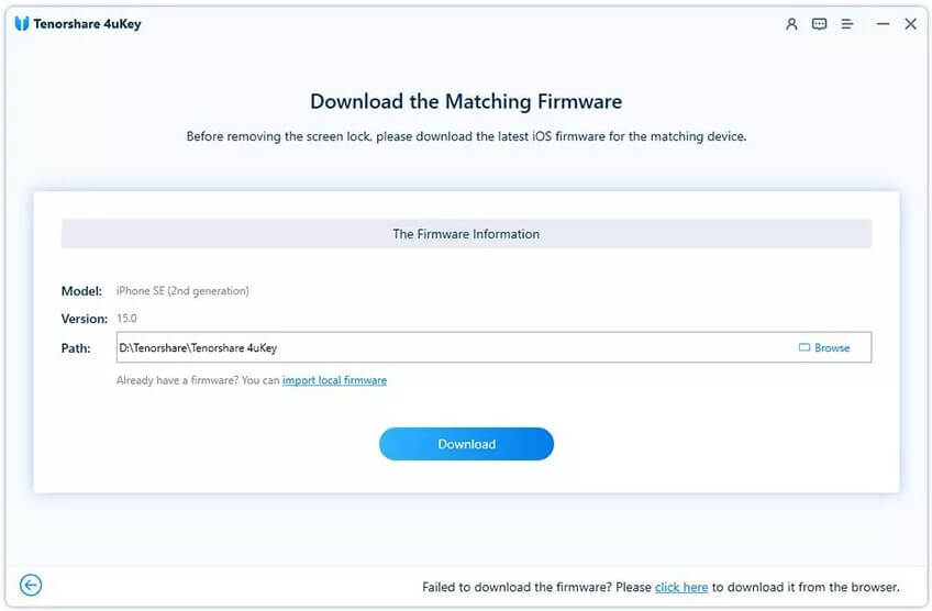 download the 4ukey firmware