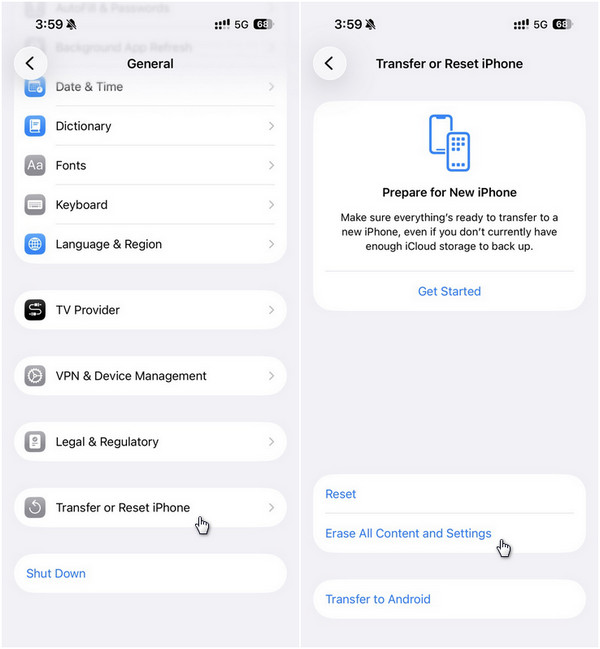remove apple id from iphone with factory reset