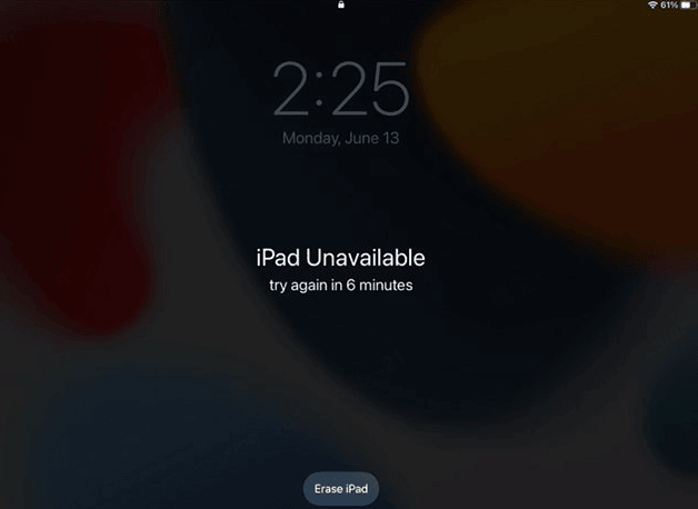 erase ipad