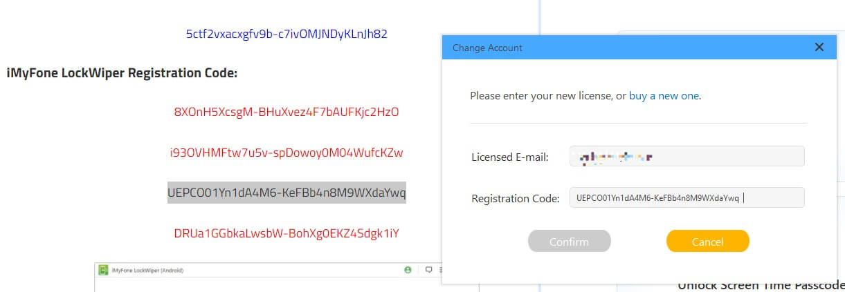 imyfone lockwiper registration code and email free