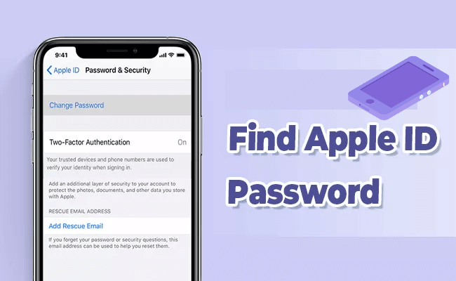 find apple id password