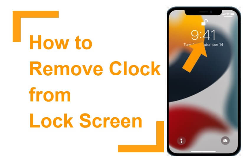 remove clock from lock screen