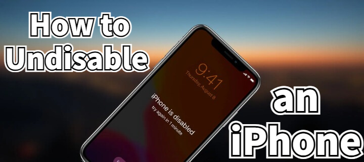 how to undisable an iphone