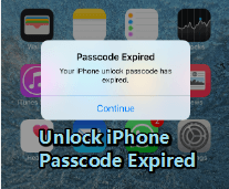iPhone passcode expired