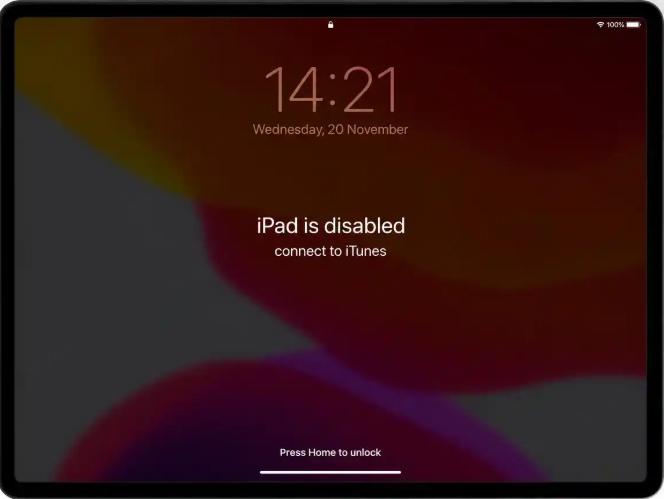 ipad is disabled connect to itunes fix