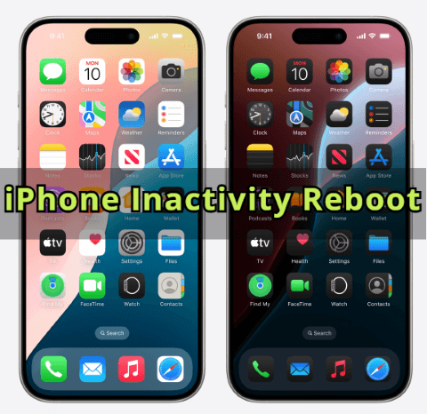 iphone inactivity reboot